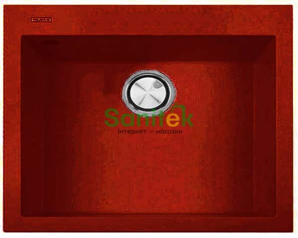 Гранітна мийка Telma Cube ON6010 Granite (49 ruby red) 147532 фото