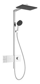 Душова система Hansgrohe Raindance Alive Q 340/210 1jet ShowerSelect Comfort 24580000 з термостатом (хром) 987225 фото