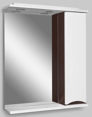Дзеркало для ванної кімнати Am.Pm Like 65 см (M80MCR0651VF38) білий/венге 213388 фото
