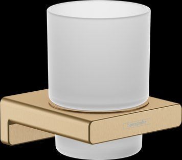 Стакан для ванной Hansgrohe AddStoris 41749140 (бронза матовый) 428244 фото