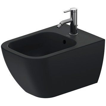 Биде подвесное Duravit Happy D.2 2258151300 (антрацит матовый) 412030 фото