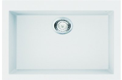 Гранітна мийка Elleci Quadra Q 130 on top Granitek (Bianco Titano 68) 164969 фото