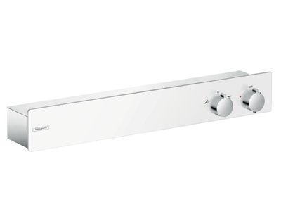 Змішувач для ванни та душу Hansgrohe ShowerTablet 600 13108400 прихованого монтажу з термостатом (білий-хром) 160287 фото