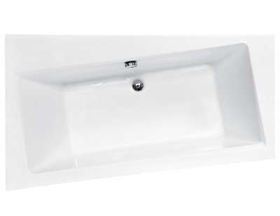Ванна акрилова Besco Infinity 160x100 (WAI-160-NL) без ніжок, ліва 371386 фото