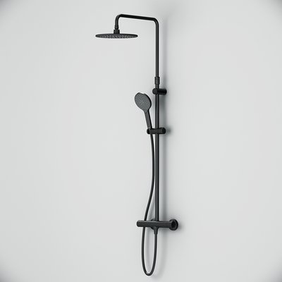 Душевая система AM.PM Like ShowerSpot F0780422 с термостатом (черный) 825194 фото