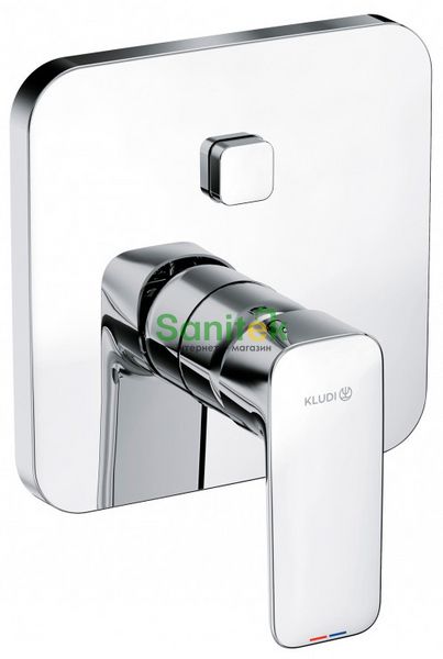 Змішувач для ванни та душу Kludi Pure&Style 406590575 прихованого монтажу (хром) 571090 фото