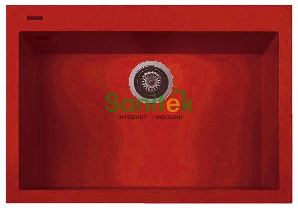 Гранітна мийка Telma Cube ON7610 Granite (49 ruby red) 147552 фото