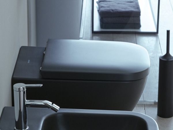 Биде подвесное Duravit Happy D.2 2258151300 (антрацит матовый) 412030 фото