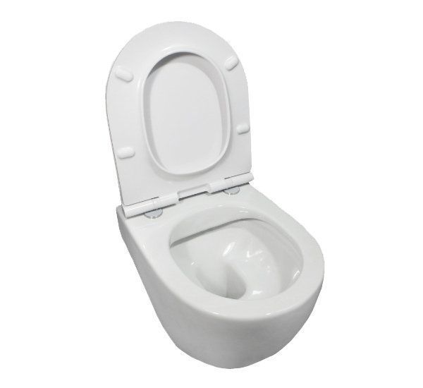 Унітаз підвісний Roca Meridian Rimless A34H242000 з сидінням Slim soft close 383539 фото