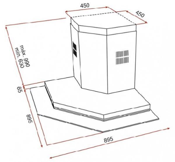 Витяжка кутова Teka DQ2 985 (40477002) 327996 фото