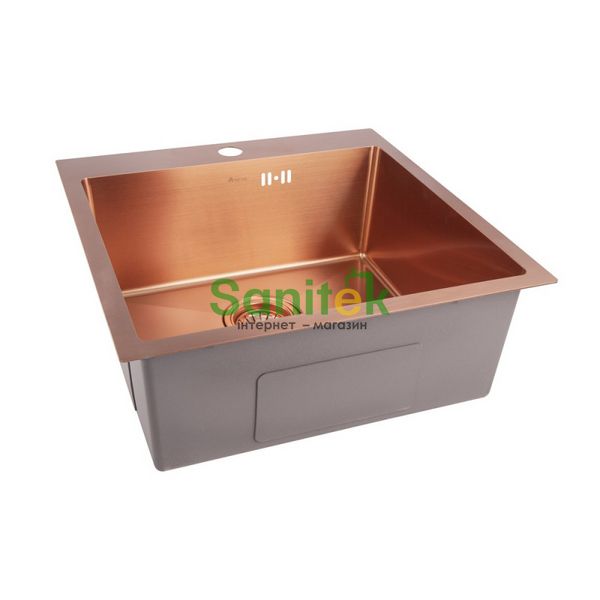 Кухонна мийка Imperial D5050BR PVD bronze Handmade 2.7/1.0 mm (IMPD5050BRPVDH12) 350202 фото