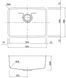Кухонна мийка Kraus DEX KD1US25B 168390 фото 4