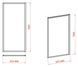 Душевая кабина Cersanit Zip Pivot 80x90 (S154-005+S154-008) профиль хром/стекло прозрачное 957317 фото 3