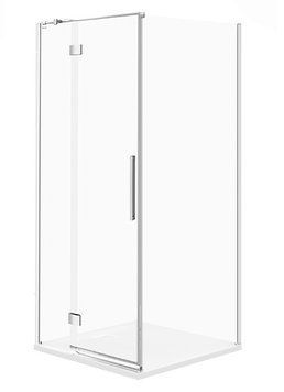 Душова кабіна Cersanit Crea 90x90 (S159-005+S159-010) хромований профіль/скло прозоре (ліва) 546501 фото
