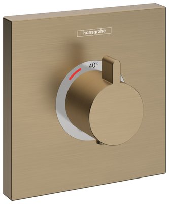 Центральный термостат для душа Hansgrohe Shower Select Highflow 15760140 скрытого монтажа (бронза) 540719 фото