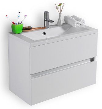 Тумба під умивальник Fancy Marble (Буль-Буль) Rodos 700 Elina (біла) 685399 фото