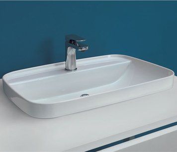 Умивальник Kerasan Tribeca 60x43 см 514230 (білий матовий) 173345 фото