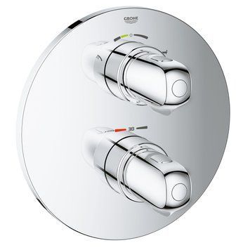 Смеситель для ванны и душа Grohe Grohtherm 1000 New 19986000 скрытого монтажа с термостатом (хром) 130665 фото