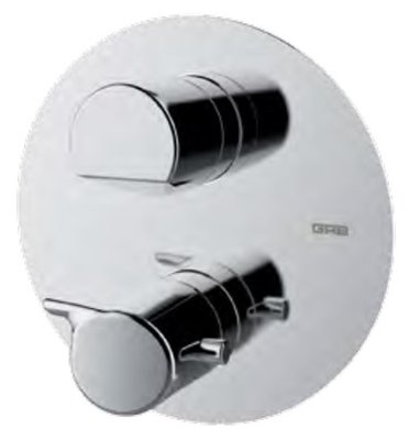 Змішувач для ванни та душу GRB Premier 50130500 прихованого монтажу з термостатом 3-х ходовий (хром) 257115 фото