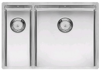 Кухонна мийка Reginox New York 18x40+40x40 FU (полірована) права 270961 фото
