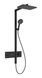 Душова система Hansgrohe Raindance Alive Q 340/210 1jet ShowerSelect Comfort 24580670 із термостатом (чорний матовий) 987228 фото 1
