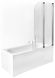 Шторка для ванни Besco Ambition 2 80,5x140 (PA-2S) профіль хром/скло прозоре 371236 фото 1