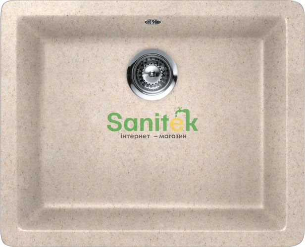 Гранітна мийка Schock Quadro N-100 Cristalite Sabbia 58 (25026058) 144453 фото