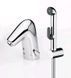 Смеситель для умывальника Oras Alessi il Bagno 8516F электронный питание от батарейки с гигиеническим душем (хром) 131198 фото 1