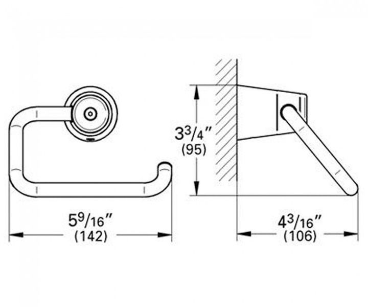 Держатель для туалетной бумаги Grohe F1 40095BK0 (хром) 912614 фото