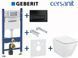 Комплект инсталляции Geberit Duofix 458.126.00.1+115.119.DW.1 с унитазом Cersanit City Square Clean On с сиденьем Soft Closing