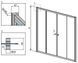 Шторка для ванны Radaway Vesta DWD 140 (203140-01) профиль хром/стекло прозрачное 209618 фото 5