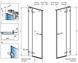 Боковая стенка Radaway Arta DWJ II 423 L (386013-03-01L) профиль хром/стекло прозрачное 208946 фото 2