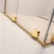Шторка для ванны Radaway Furo Gold PND II 588 R (10109588-09-01R) профиль золото/стекло прозрачное (правая дверь) 389225 фото 4