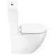 Унитаз-компакт Ravak Optima Combi RimOff X01870 с сиденьем Slim slow-closing 909804 фото 2
