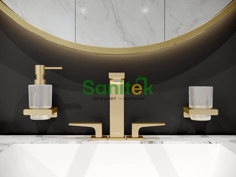 Стакан для ванної кімнати Hansgrohe AddStoris 41749990 (золото) 428248 фото