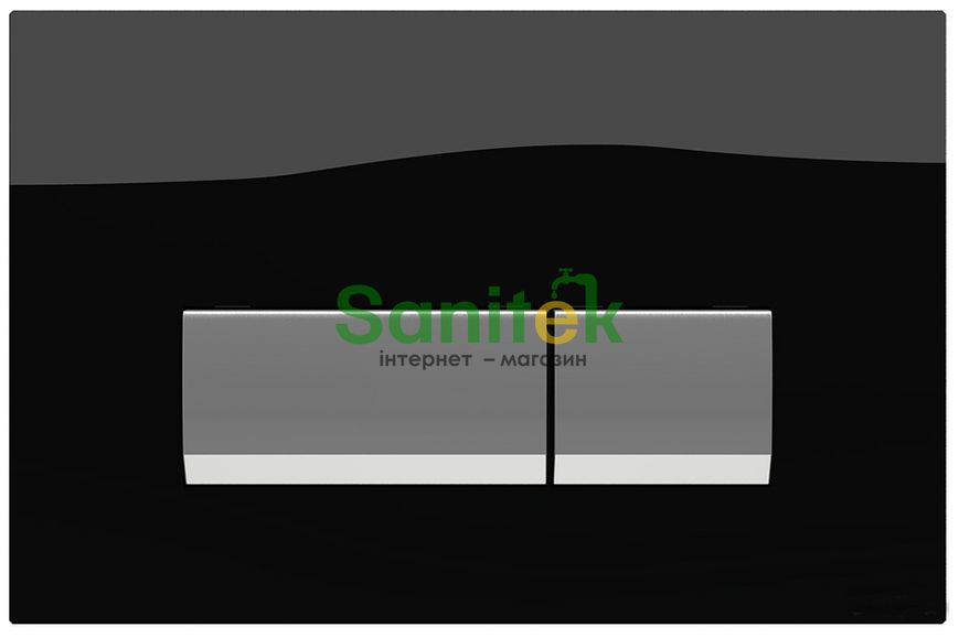Змивна клавіша Koller Pool Integro Black Glass (чорне скло) 142166 фото