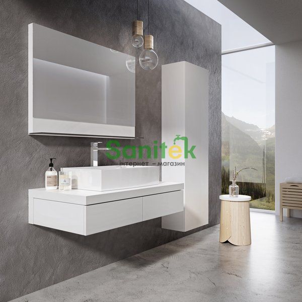 Дзеркало для ванної кімнати Ravak Formy 800 (X000001044) біле 163823 фото