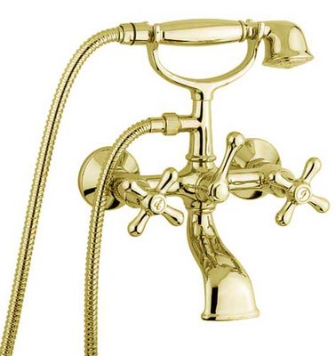 Змішувач для ванни Emmevi Deco Classic OR12011 низький з/акс (золото) 61961 фото