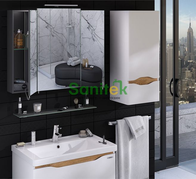 Дзеркало для ванної кімнати Sanwerk Everest 80x65см (MV0000777) 159743 фото