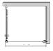 Бічна стінка Kolo Geo 90 (560.127.00.3) сріблястий профіль/прозоре скло 279050 фото 3