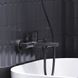 Змішувач для ванни Damixa Merkur 401000300 (чорний) 889575 фото 11