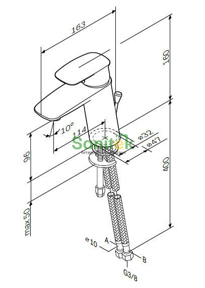 Набор смесителей для ванной комнаты AM.PM Spirit 2.1 (F71A10000/F71A02100/F0170000) хром 535830 фото