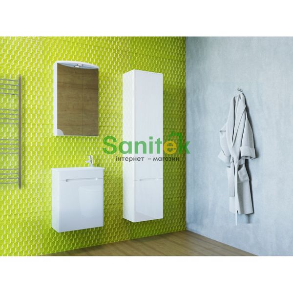 Дзеркало для ванної кімнати Ювента Slavuta SlMC1-45 (біле) 236054 фото