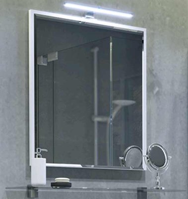 Дзеркало для ванної кімнати Sanwerk Simpli Air 60х75см (MV0000739) венге 137944 фото