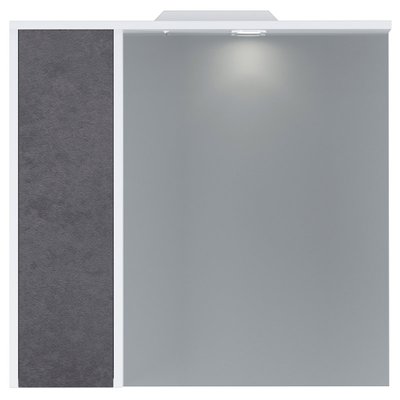 Дзеркало для ванної кімнати AM.PM Gem S 75 (M91MPL0751BF38) білий/базальт ліве 534840 фото