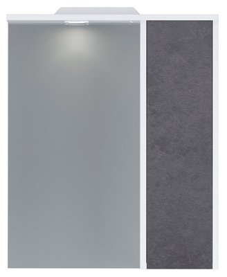 Дзеркало для ванної кімнати AM.PM Gem S 60 (M91MPR0601BF38) білий/базальт праве 534842 фото