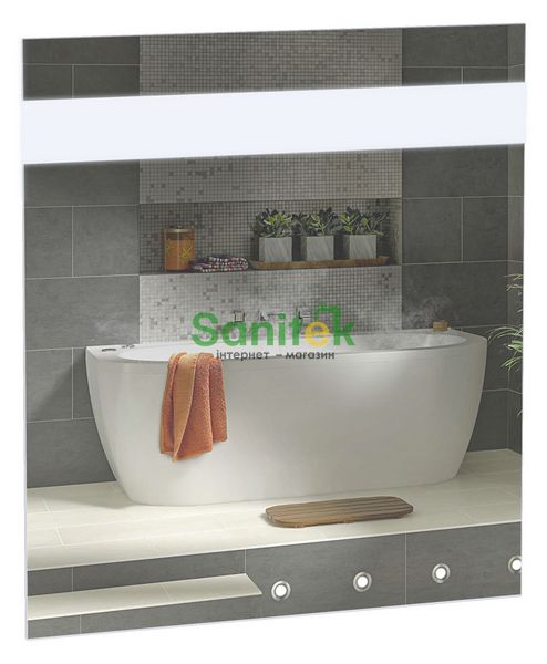 Дзеркало для ванної кімнати Аква Родос Еліт 60 (АР000001223) з підсвічуванням 326511 фото