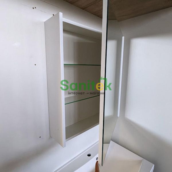 Дзеркало для ванної кімнати Fancy Marble (Буль-Буль) Noa 600 (біле) 507399 фото
