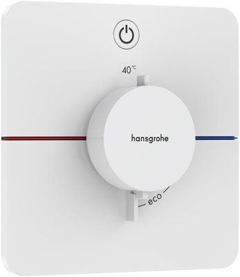 Змішувач для душа Hansgrohe ShowerSelect Comfort Q 15581700 скрытого монтажа с термостатом (белый матовый) 694234 фото
