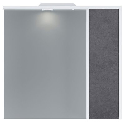 Дзеркало для ванної кімнати AM.PM Gem S 75 (M91MPR0751BF38) білий/базальт праве 534844 фото